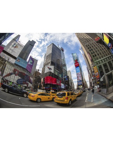 Time Square - photographie Nicolas Mazières 
Time Square à New-York avec ses Yellows Cabs