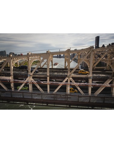 The Queensboro Bridge - photographie Nicolas Mazières 
Vue aérienne du Queensboro Bridge