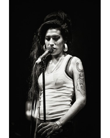 Fragilité - photographie Carole Epinette 
Amy Winehouse en concert aux Eurockéennes de Belfort - Juin 2007